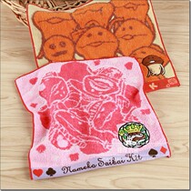 Foreign trade export to Japan original single nameko saibai kit mushroom man pure cotton jacquard embroidery square handkerchief