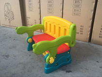 Childrens plastic table and chair household double folding multifunctional table and chair combination set baby locker learning table