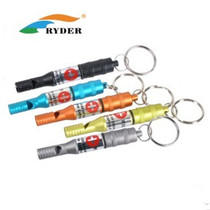 Ryder Ryder outdoor first aid whistle type waterproof small medicine bottle multi-function survival whistle with waterproof warehouse