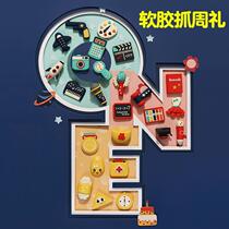 One-year-old baby girl's birthday one-year-old baby girl's birthday one-year-old baby's birthday props lottery boy's first-year gift