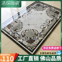 European-style parquet tile 800x800 living room bedroom corridor porch entrance non-slip wear-resistant parquet ceramic tile
