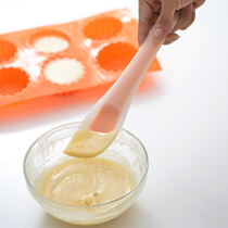 Large Horn Integrated Silicone Scraper High Temperature Resistant Cream Rag Cake Stirring Shovel Knife Son Baking Tool