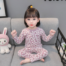 Girls Autumn Sweater Package Pure Cotton Spring and Autumn Baby Breakup Warm Children All-Cotton Winter Lingerie