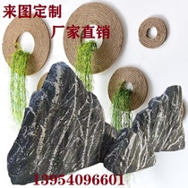 Foam rockery simulation snow wave stone fake stone stage landscape rockery window layout model auto show ornament stone