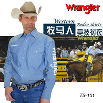  American imported Wrangler Wigg Wrangler Western competitive shirt Cowboy equestrian competition shirt giant