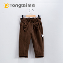 Tongtai spring and autumn clothes girls  autumn casual pants 2019 new fashion childrens out pants female baby fashion trousers