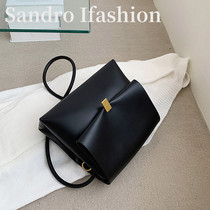 French niche Sandro Ifashion womens bag 2020 new shoulder bag versatile messenger bag soft leather mobile phone