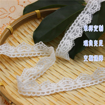 New product peach heart love mesh embroidery flower dress Lolita clothing accessories Wedding cuff neckline applique material