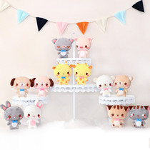 Sweet Merry Home Handmade Diy Dolls Make Adult Buzz Wool Felt Plush Doll Material Bag Gift