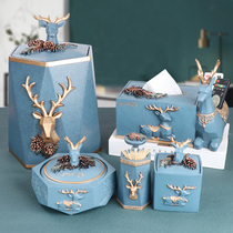 Tissue box drawing paper box home Nordic living room dining room coffee table simple and cute remote control storage multi-functional creativity