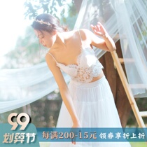 Swan Lake clearance special exquisite and sexy car bone lace bra halter shirt a city style