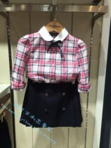 Clothing for children EK Domestic 2020 Spring new girl plaid shirt EKYCA1222A