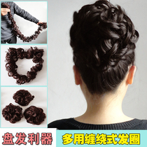 Wig womens hair wrap wrapped Hairband small balls floral headdress bract bride hair Caterpillar hair variety shape