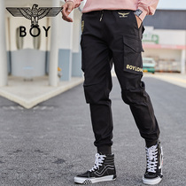 boylondon Casual Pants Mens Autumn Winter Printed Pants 064002