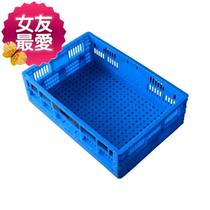 Folding basket vegetable basket finishing box ◆ new style ◆ new sorting box storage portable rubber box factory turnover box small