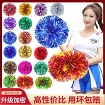 Flower polo cheerleaders take the Flower Square Dance and Dance Games to cheer on the hand and prop up the cheerleading flower cheerleaders