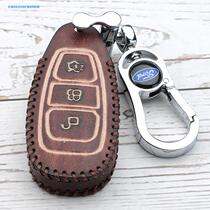 Ford Wing tiger key case 2017 2015 car 2013 2018 leather special remote control shell buckle