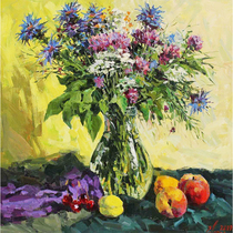 Mareh bouquet Repin Academy of Fine Arts professor Russian American Association has been framed with a photo