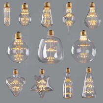 Edison Gypsophila retro e27 screw warm yellow light personality creative light bulb art decorative shaped LED light source