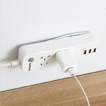 Gusset plate socket buckle desktop plug board storage socket buckle plastic finishing storage mother buckle power plug row fixed