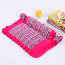  Lace pillow semicircular square cervical spine pillow combination pillow Health care neck care special pillow buckwheat pillow removable and washable