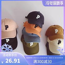 South Korea Dongdaemun Childrens Baseball Cap 2022 Spring and Autumn New Boys Sunshade Peaked Cap Girls Soft Top Hat