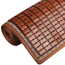 Household three-person bamboo mat mat Chaise chair Bamboo Rattan bamboo summer sofa mat Solid wood seat mat Bamboo mahogany