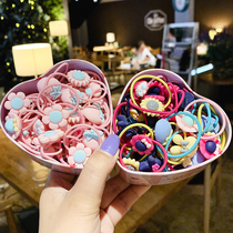  Childrens rubber bands do not hurt hair Korean cute little girl headband Baby tie small pull headdress hair rope girl hair accessories