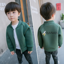 Boys baseball uniform jacket spring and autumn clothing 2020 new baby space cotton top childrens foreign style jacket tide