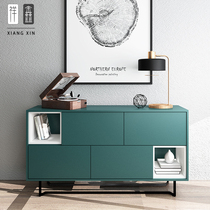 Nordic Minimalist Light Lavish Dining Side Cabinet Modern Living Room Multifunction Cupboard Bowls Cabinet Tea Water Cabinet Restaurant Cabinet Lockers Locker