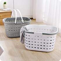 laundry basket storage bathroom clothes thickened plastic