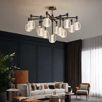 All copper post-modern living room lights light luxury chandelier simple modern atmosphere home restaurant bedroom lights 2021 New