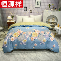 Hengyuanxiang Xinjiang polished cotton quilt cover single piece pure cotton thickened 1 5m single 200*230 double bed quilt