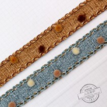 Drapes lace up the whole roll of sofa accessories lace wedding wedding decoration clothes hanging balls handmade furniture poplar plum small side