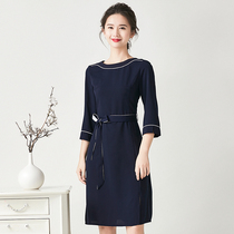 Tangyue new beauty salon beautician Pedicure Foot Bath health SPA female technician work clothes dress