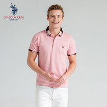 U S POLO ASSN summer new mens short sleeve loose embroidery casual classic business POLO shirt men