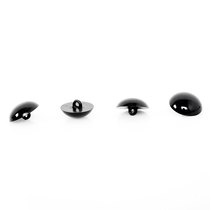 Doll button decoration childrens light head buckle black fabric toy mushroom eyes