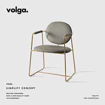 Volga  ⁇ Extreme designer chair with armored coffee chair  ⁇ Iron design sensory chair light luxury back chair