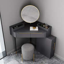 Italian minimalist corner dressing table storage cabinet integrated simple modern Net red ins style bedroom right angle makeup table