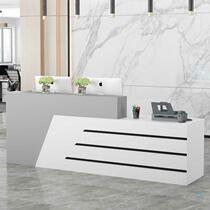 Paint welcome cashier counter modern simple front desk reception desk counter clothing shop beauty salon custom desk
