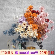 Wedding simulation flower material Xinyue flower site layout decoration fake flower Road lead flower arrangement wedding hall ceiling flower New Batch