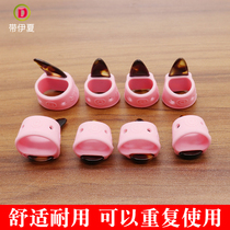 Childrens guzheng nail set breathable silicone-free tape does not hurt hands Professional play Guzheng fake nail accessories