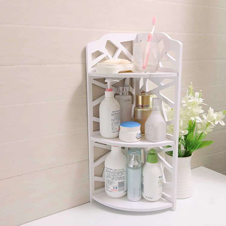 Bathroom sink shelf Cosmetic storage rack Toilet bathroom sink sink Toiletries finishing rack