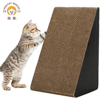 Cat grabbing plate grinding claw vertical grip column corrugated paper nest abrasion-proof anti-grab sofa cat toy kitty supplies cat claw plate
