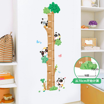 Panda Big Tree Baby Height Wall Sticker Cute Childrens Room Decoration Height Measure Sticker Wall Removable