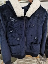 Real Beat Clear Goods Day Single Original Single Outlet Foreign Trade Fairytale Womens Jacket Coral Suede Cardiff Suede Jersey Spring Autumn