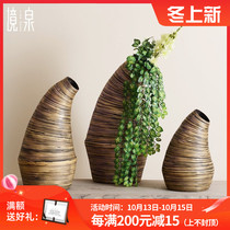 Jing Quan Southeast Asian Restaurant Bamboo Zen Crafts Thai Window Soft Decoration Hotel Counterparts