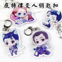 Anime Keychain Detroit Become Human Acrylic Keychain Peripheral Pendant