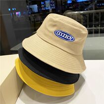 Day Series Fisherman Hat Women Summer Sun Hat Leisure 100 Hitch Sun Hat Tide Patch Letter Basin Cap Bucket Cap