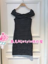 MjstyleTOPFEELING counter womens short sleeve dress 618060131 Black